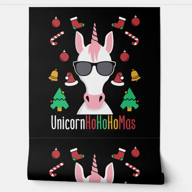 Christmas Unicorn                                  Wallpaper (Unrolling)