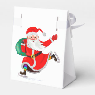 Christmas v Santa Gift Favor Box