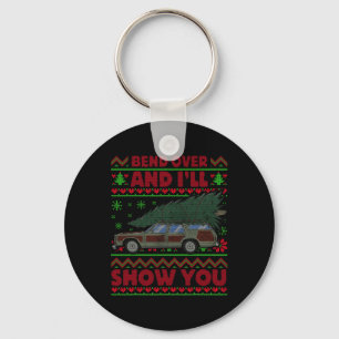 Christmas Vacation Bend Over And I'll Show You Xma Keychain