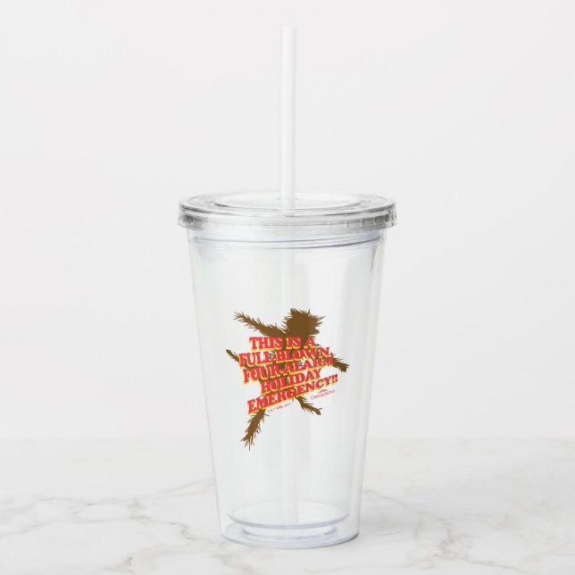 Christmas Vacation | Four-Alarm Holiday Emergency Acrylic Tumbler (Front)