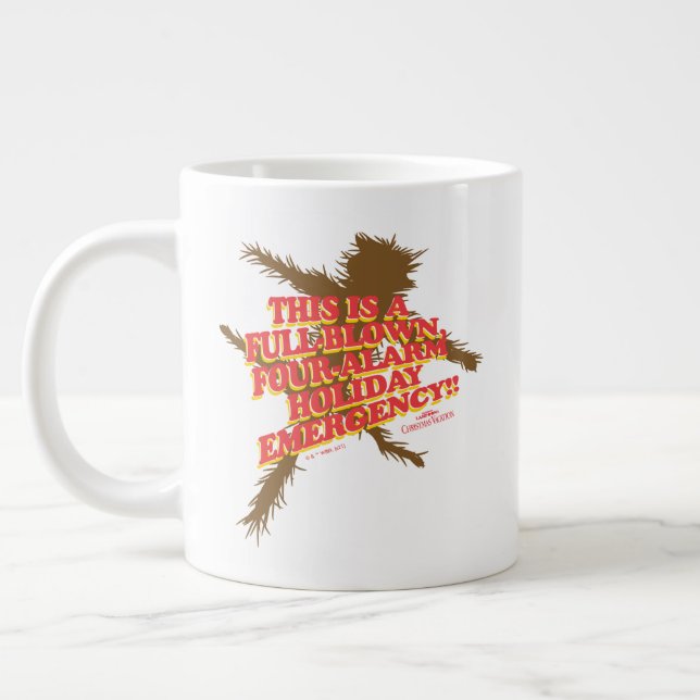 Christmas Vacation | Four-Alarm Holiday Emergency Large Coffee Mug (Left)