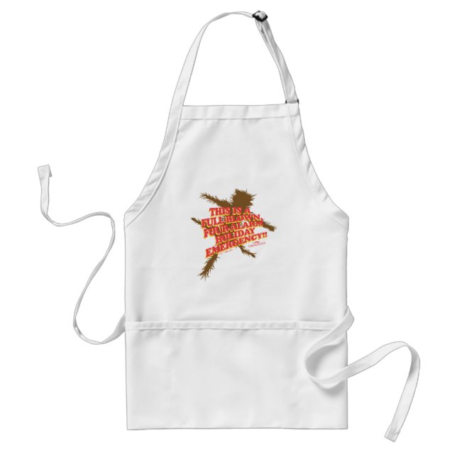 Christmas Vacation | Four-Alarm Holiday Emergency Standard Apron (Front)