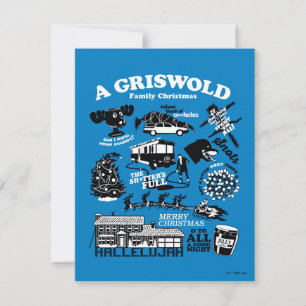 Christmas Vacation Icons and Quotes Card