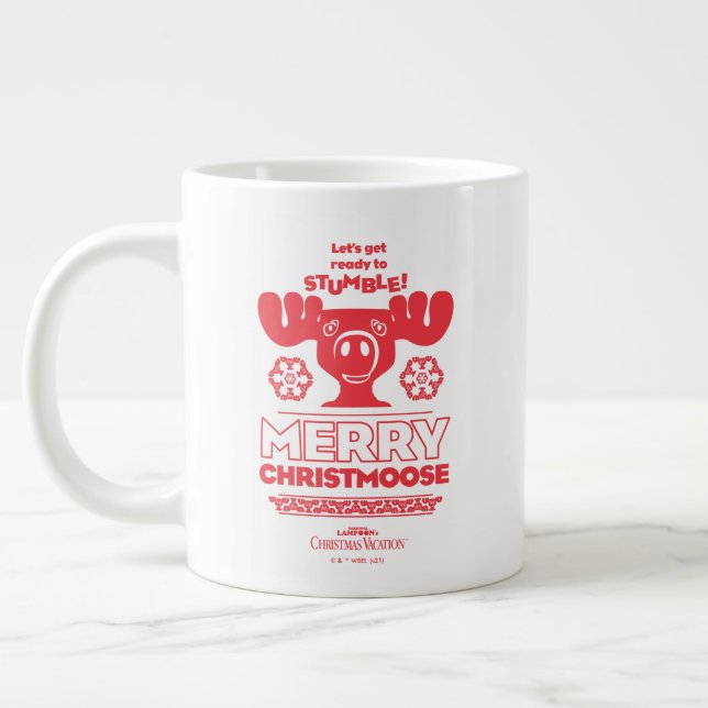 Christmas Vacation | Merry Christmoose Large Coffee Mug (Left)