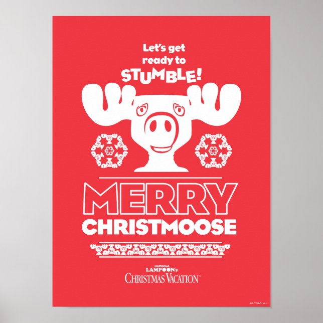 Christmas Vacation | Merry Christmoose Poster (Front)