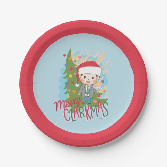 Christmas Vacation Merry Clarkmas Paper Plate (Front)