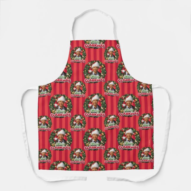 Christmas Vacation | Merry Clarkmas Pattern Apron (Front)