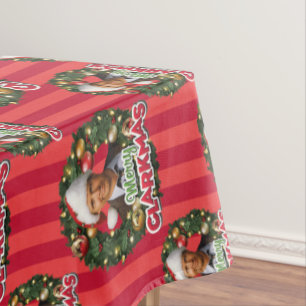 Christmas Vacation Merry Clarkmas Pattern Tablecloth
