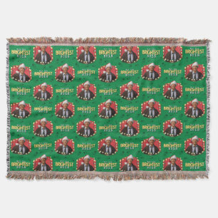 Christmas Vacation   Not the Brightest Bulb Patter Throw Blanket