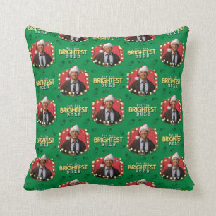 Christmas Vacation   Not the Brightest Bulb Patter Throw Pillow