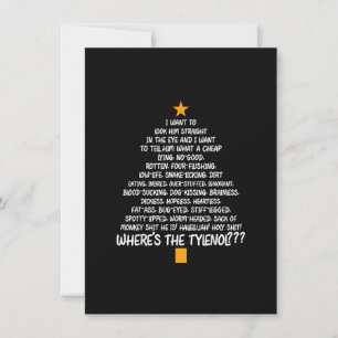 Christmas Vacation Rant - Christmas Tree Invitation