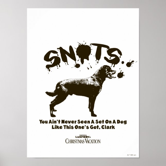 Christmas Vacation | Snots Poster (Front)