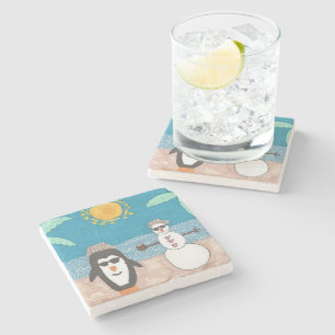 Christmas Vacation Stone Coaster