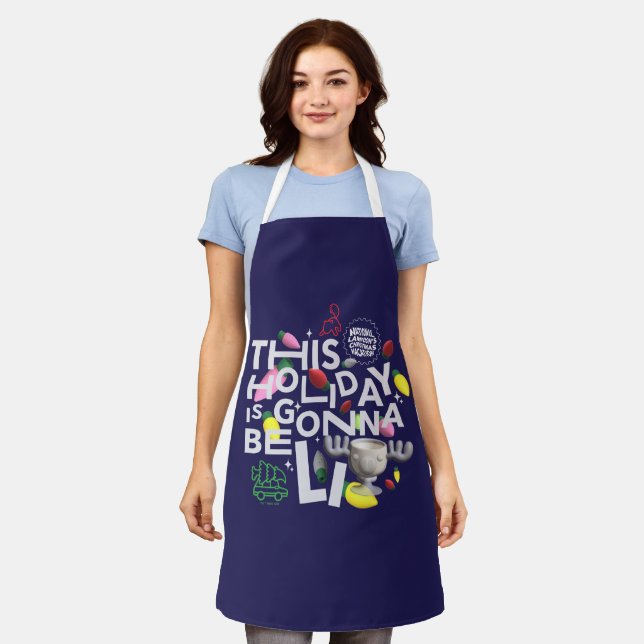 Christmas Vacation | This Holiday is Gonna Be Lit Apron (Worn)