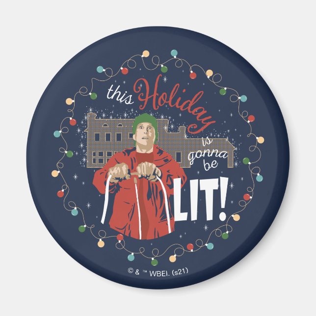 Christmas Vacation | This Holiday is Gonna Be Lit Magnet (Front)