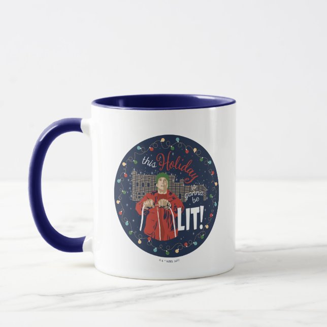 Christmas Vacation | This Holiday is Gonna Be Lit Mug (Left)