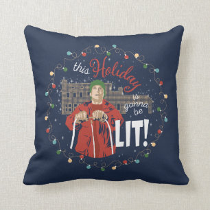 Christmas Vacation This Holiday is Gonna Be Lit Throw Pillow