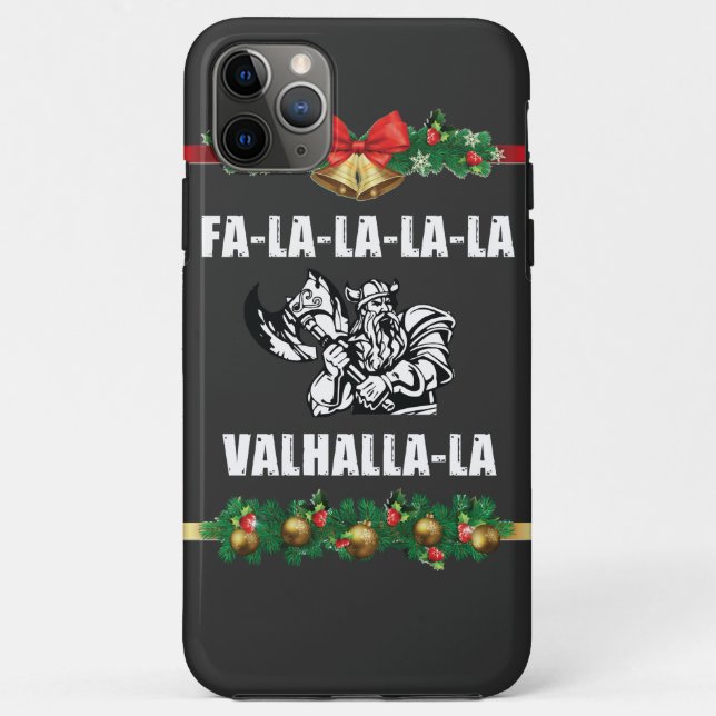 Christmas Valhalla T-Shirt Case-Mate iPhone Case (Back)
