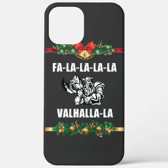 Christmas Valhalla T-Shirt Case-Mate iPhone Case (Back)