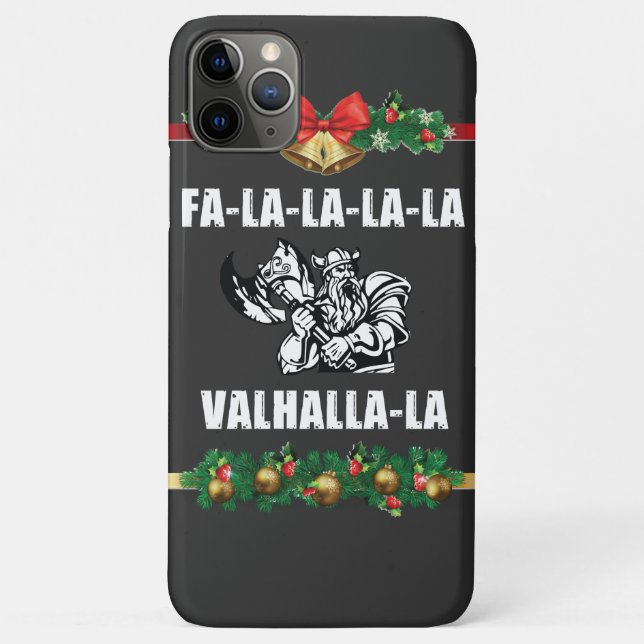 Christmas Valhalla T-Shirt Case-Mate iPhone Case (Back)