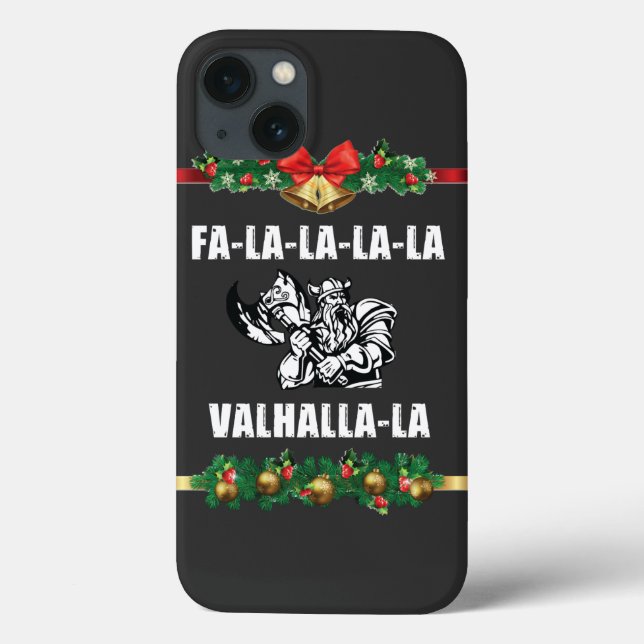 Christmas Valhalla T-Shirt Case-Mate iPhone Case (Back)