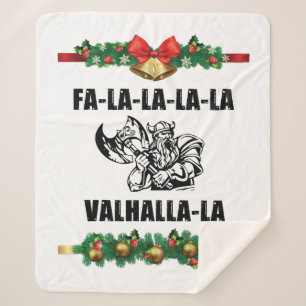 Christmas Valhalla Throw Pillow
