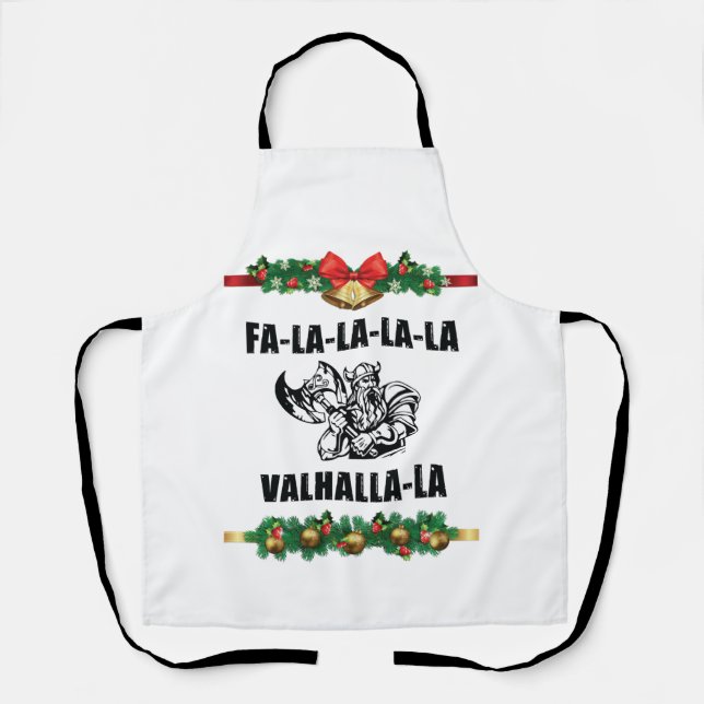 Christmas Valhalla Throw Pillow Apron (Front)