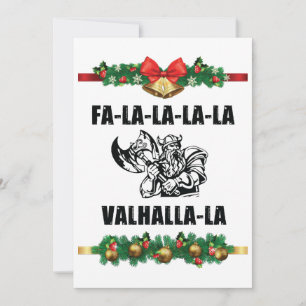 Christmas Valhalla Throw Pillow Invitation