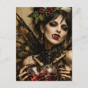 Christmas Vampire Postcard