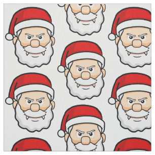 christmas vampire santa fabric