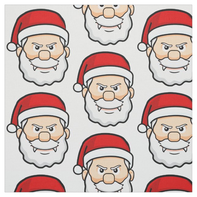 christmas vampire santa fabric (Swatch)