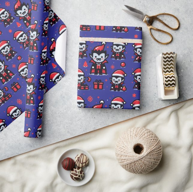 Christmas Vampire Wrapping Paper (Crafts)