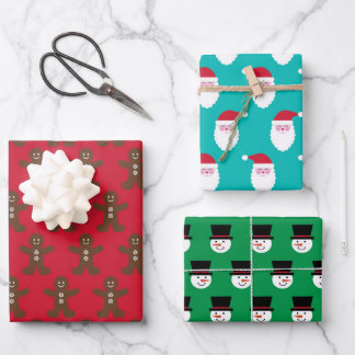 Christmas Variety Wrapping Paper Sheet