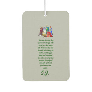 Christmas verse Air Freshener