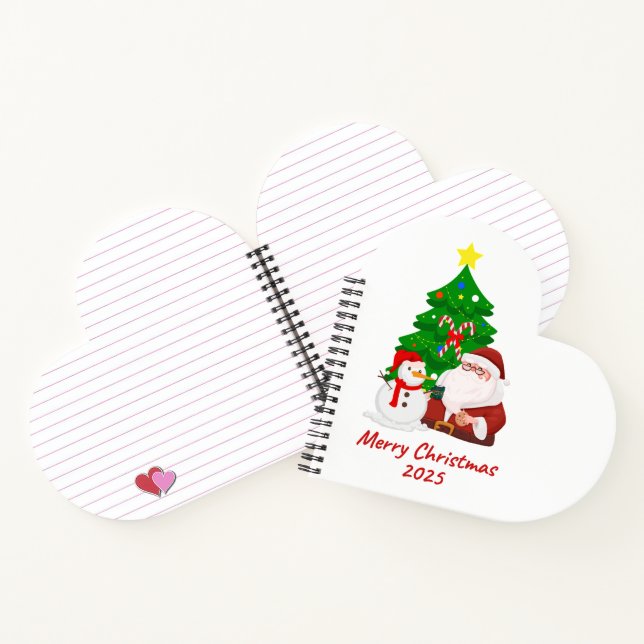christmas version notepad  notebook (Inside)
