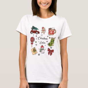 Christmas Vibes Holiday Sticker Pack T-Shirt
