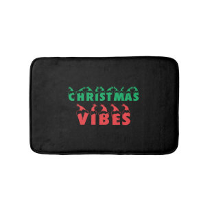 Christmas Vibes Holidays Xmas Bath Mat