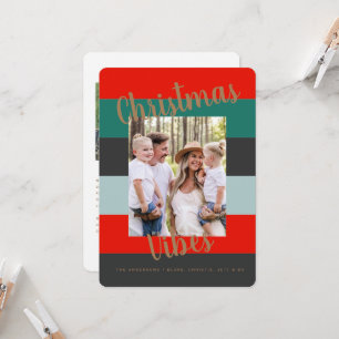 Christmas Vibes Modern Collage Photo Rounded