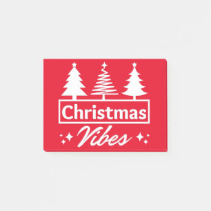 Christmas Vibes Post-it Notes