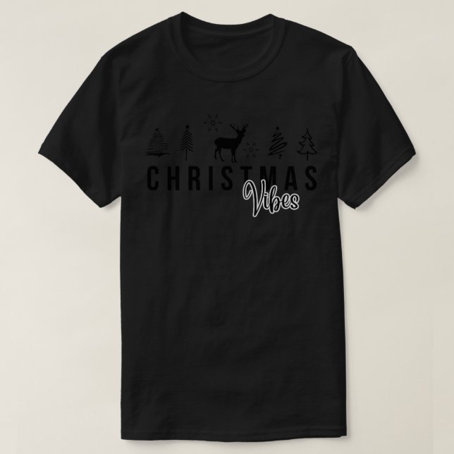 Christmas Vibes T-Shirt (Design Front)