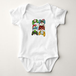 Christmas video game controller Toddler Infant Baby Bodysuit