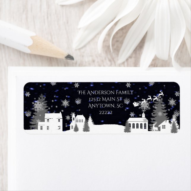Christmas Village Address Labels (Insitu)