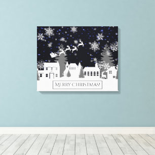 Christmas Village Canvas Print