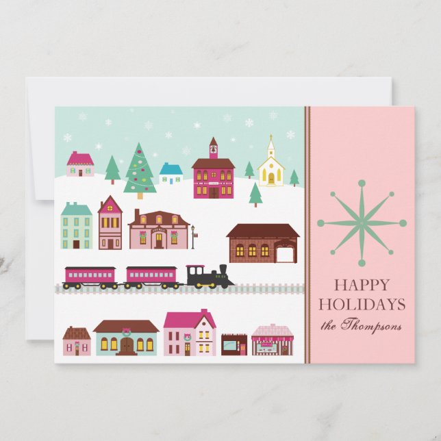 Christmas Village Holiday Cards (Front)
