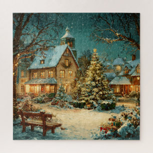 Christmas Village Jigsaw Puzzle