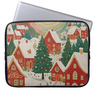 Christmas Village Laptop Sleeve