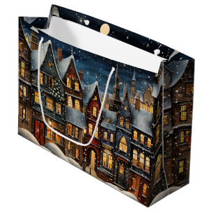 Christmas Village Large Gift Bag