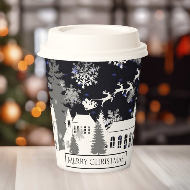 Christmas Village Paper Cup (Christmas Village Paper Cup)