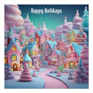 Christmas Village Poster