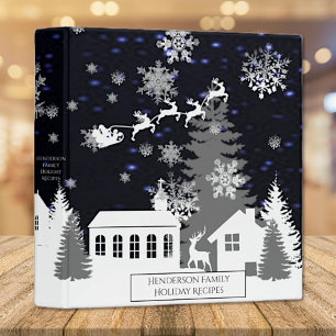 Christmas Village Recipe Binder